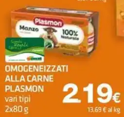Superconti Omogeneizzati alla carne Plasmon offerta