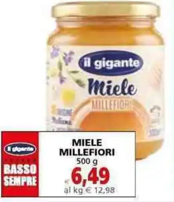 Il Gigante il gigante Miele Millefiori 500g offerta