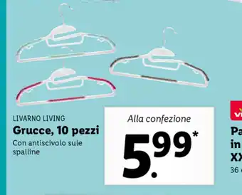 Lidl LIVARNO LIVING Grucce, 10 pezzi offerta