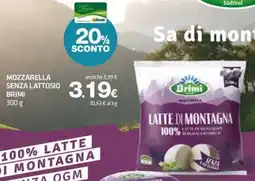 Superconti Mozzarella senza lattosio Brimi offerta