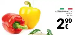 Supermercati Gulliver Peperoni gialli/rossi offerta