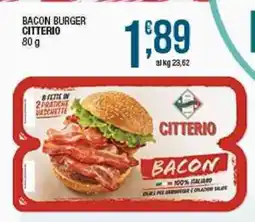 Sidis Bacon Burger Citterio offerta