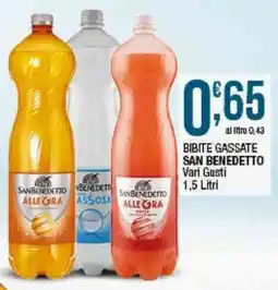Sidis Bibite Gassate San Benedetto offerta