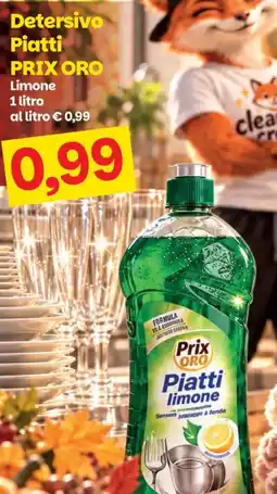 Prix Quality Prix Oro Detersivo Piatti Limone offerta