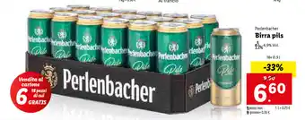 Lidl Perlembacher Birra pils offerta