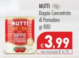 Cash & Carry Grossy Mutti Doppio Concentrato di Pomodoro offerta
