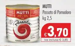 Cash & Carry Grossy Mutti Passata di Pomodoro offerta
