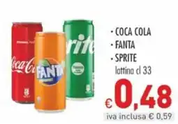 Cash & Carry Grossy Coca Cola, Fanta, Sprite offerta