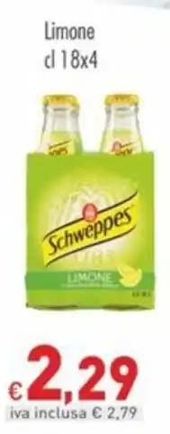 Cash & Carry Grossy Schweppes Limone offerta