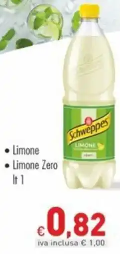 Cash & Carry Grossy Schweppes Limone offerta