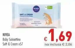 Cash & Carry Grossy NIVEA Baby Salviettine Soft & Cream offerta