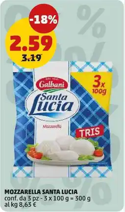 PENNY Mozzarella Santa Lucia offerta