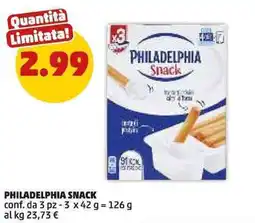 PENNY Philadelphia Snack offerta
