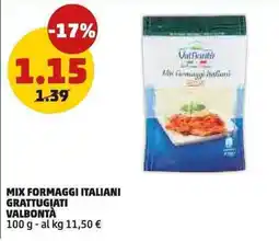 PENNY Mix formaggi italiani Valbontà offerta