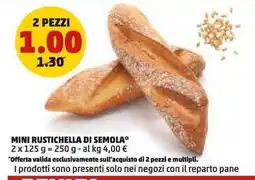 PENNY Mini Rustichella di Semola offerta