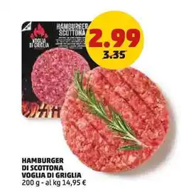PENNY Hamburger di scottona voglia di griglia offerta