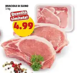 PENNY Braciole di suino offerta