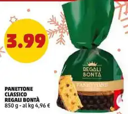 PENNY Panettone classico Regali Bontà offerta