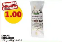 PENNY Salame Faetanello offerta