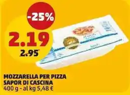 PENNY Mozzarella per pizza sapor di cascina offerta
