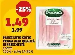 PENNY Prosciutto Cotto Praga Alta Qualità Le Freschette offerta