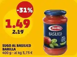 PENNY Sugo al basilico Barilla offerta