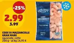 PENNY Code di mazzancolle Gran Mare offerta