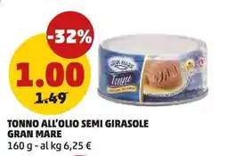PENNY Tonno all'olio semi girasole Gran Mare offerta