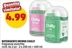 PENNY Detergente intimo Chilly offerta