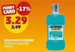 PENNY Collutorio Listerine offerta