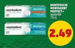 PENNY Dentifricio Mentadent Protect+ offerta