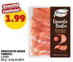 PENNY Prosciutto crudo Fiorucci offerta
