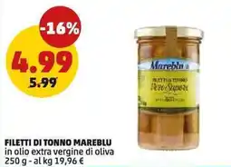 PENNY Filetti di tonno Mareblu offerta