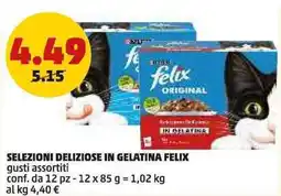 PENNY Selezioni deliziose in gelatina Felix offerta