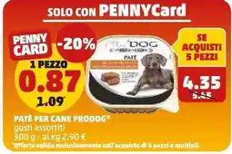PENNY Paté per cane Prodog* offerta