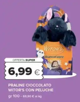 Oasi Praline cioccolato Witor's con peluche offerta