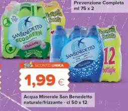 Oasi Acqua Minerale San Benedetto naturale/frizzante offerta