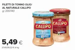 Oasi Filetti di tonno Callipo offerta