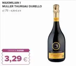 Oasi Maximilian I Müller Thurgau Durello offerta