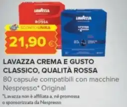 Oasi Lavazza Crema e Gusto Classico, Qualità Rossa offerta
