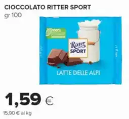 Oasi Cioccolato Ritter Sport Latte delle Alpi offerta