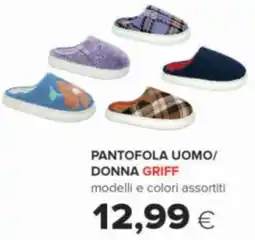 Oasi Pantofola uomo/donna Griff offerta