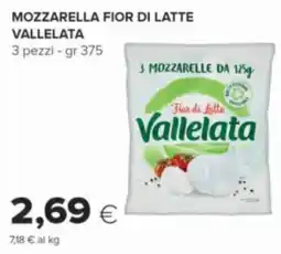 Oasi Mozzarella fior di latte Vallelata offerta