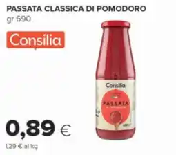Oasi Passata classica di pomodoro Consilia offerta