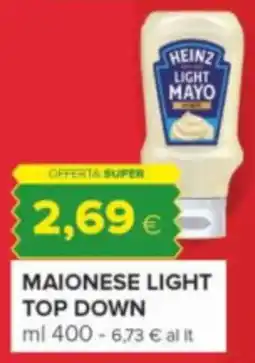 Oasi Heinz maionese light top down offerta