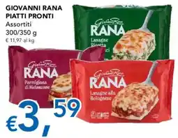 Migross Supermercati e Market Giovanni Rana Piatti Pronti Assortiti offerta