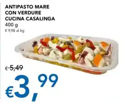 Migross Supermercati e Market Antipasto mare con verdure cucina casalinga offerta