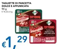 Migross Supermercati e Market Tagliette di pancetta affumicata Citterio offerta