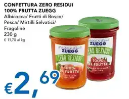 Migross Supermercati e Market Confettura zero residui 100% frutta Zuegg offerta