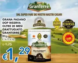 Migross Supermercati e Market Grana Padano Grattugiato GranTerre offerta